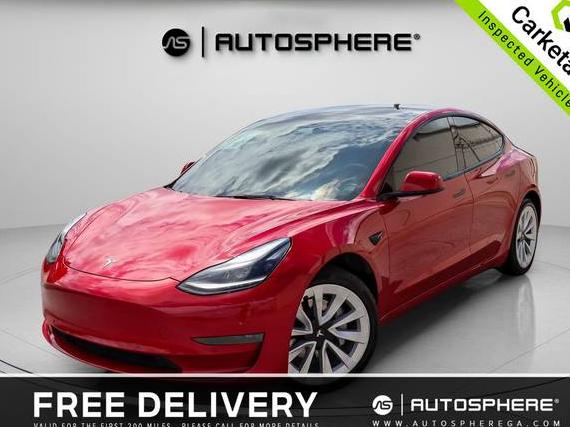 TESLA MODEL 3 2022 5YJ3E1EA2NF288778 image